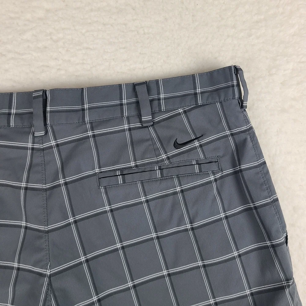 Nike Shorts Mens 34‎ Dark Gray Check 12